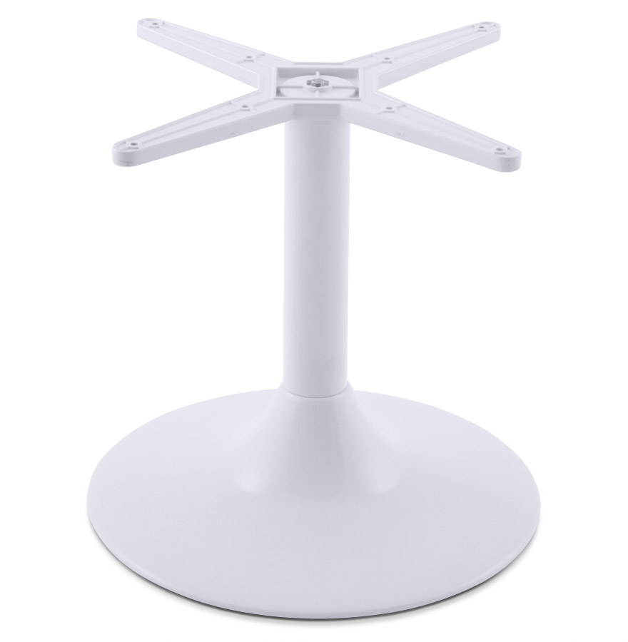 Alterego Châssis de table BIANKO Version 45 cm de hauteur Couleur Blanc