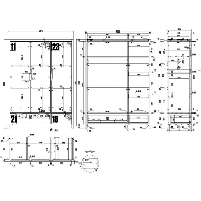 Set Alex (AXBE9019 + LB200F1 + AXRB9019 + AXNA2219 + AXKL1319)