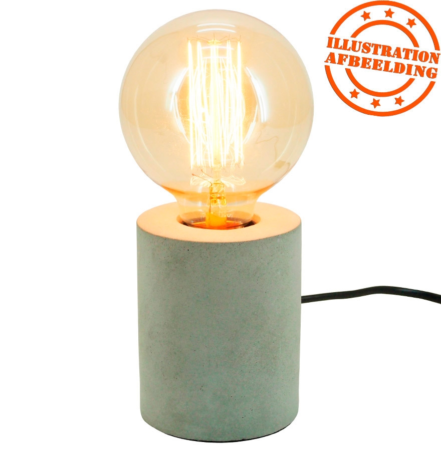 Alterego Lampe de table NIGRI Couleur Gris