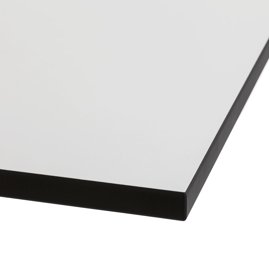 Plateau de table Alterego PLANO SQUARE couleur blanc