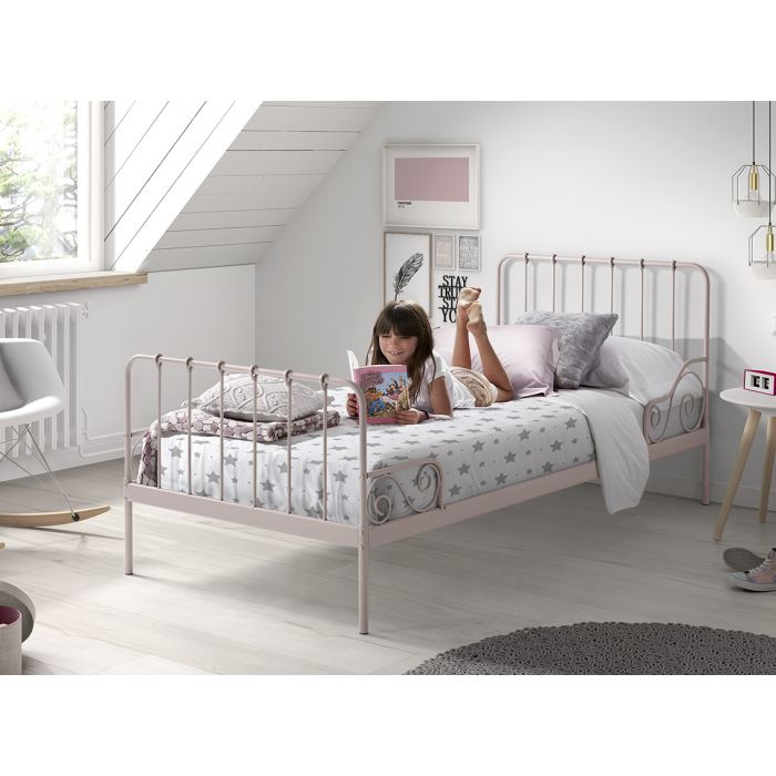 Alice bed 90x200cm roze