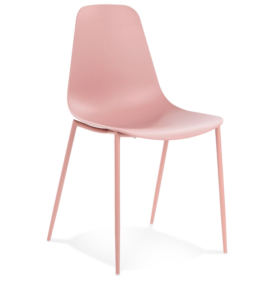 Alterego Chaise FELIZ Couleur du cadre Rose Assise Rose