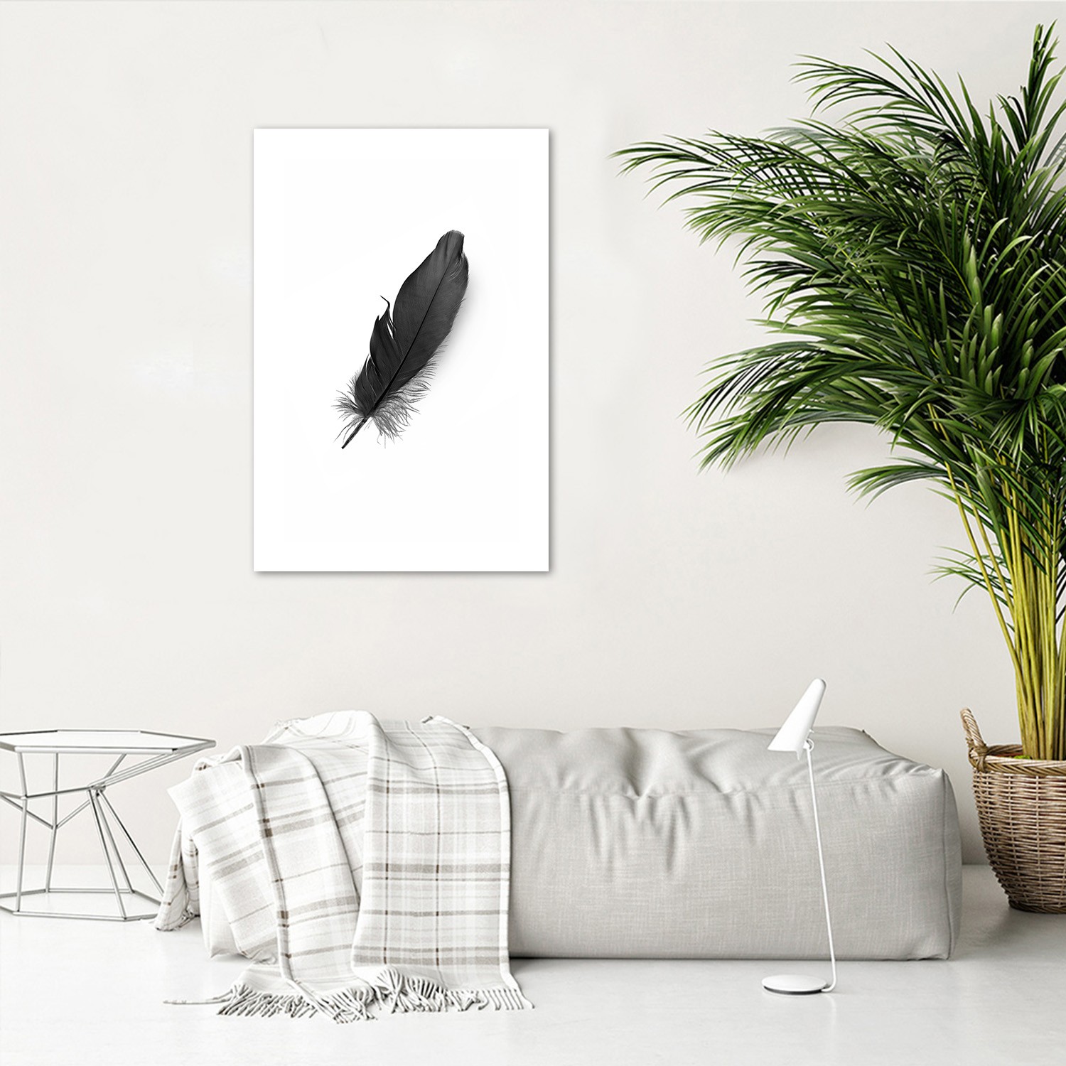 Poster, Black feather