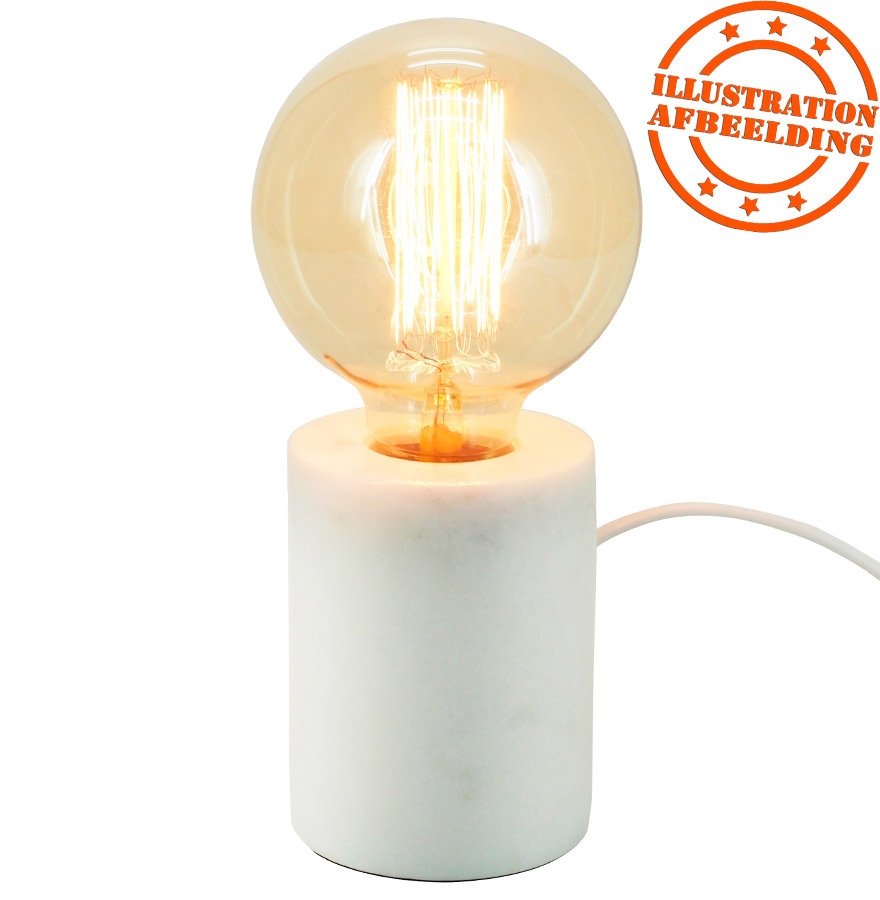 Alterego Lampe de table NIGRI Couleur Blanc