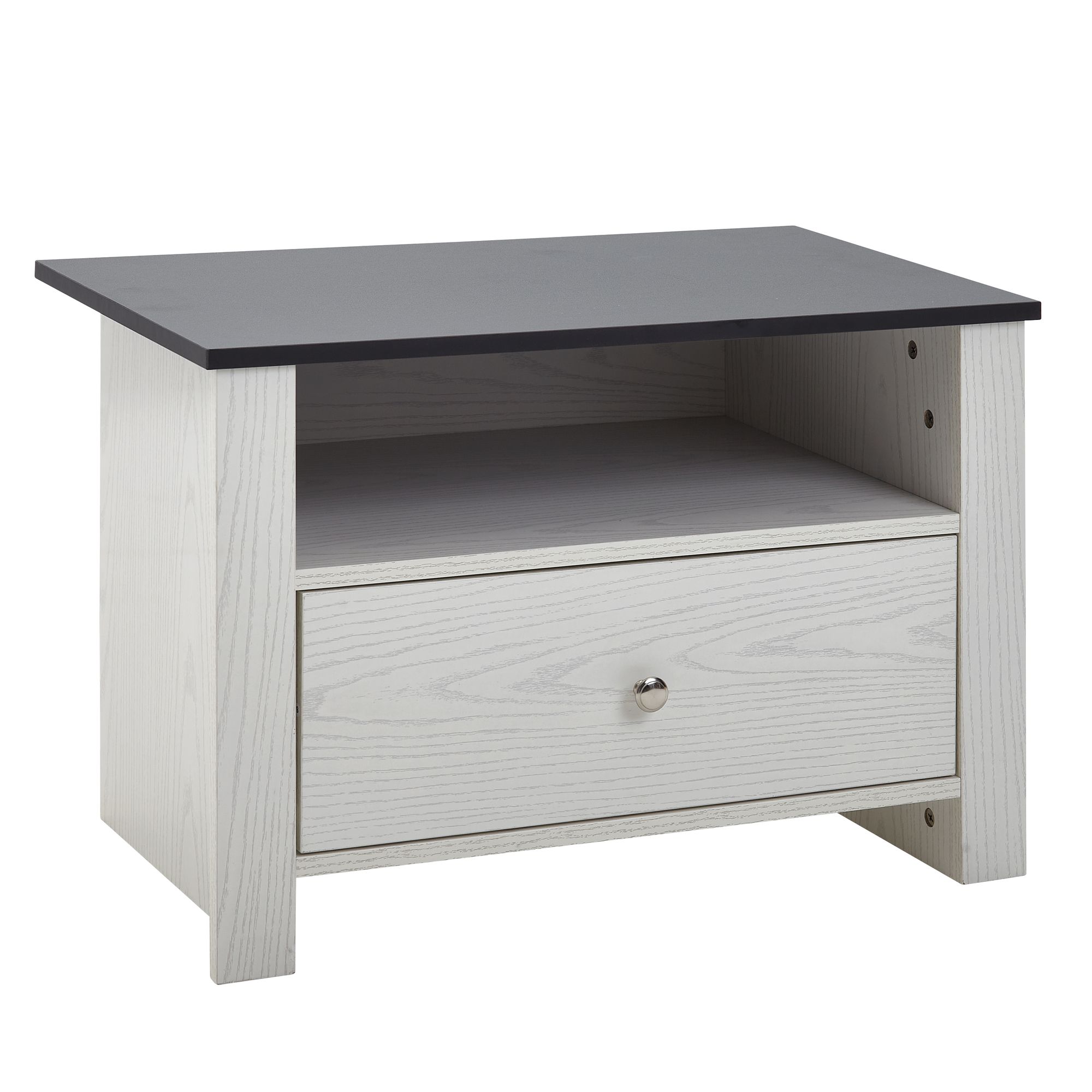 Rek wit berken decor 68.5x46x40 cm design schoenenkast smal