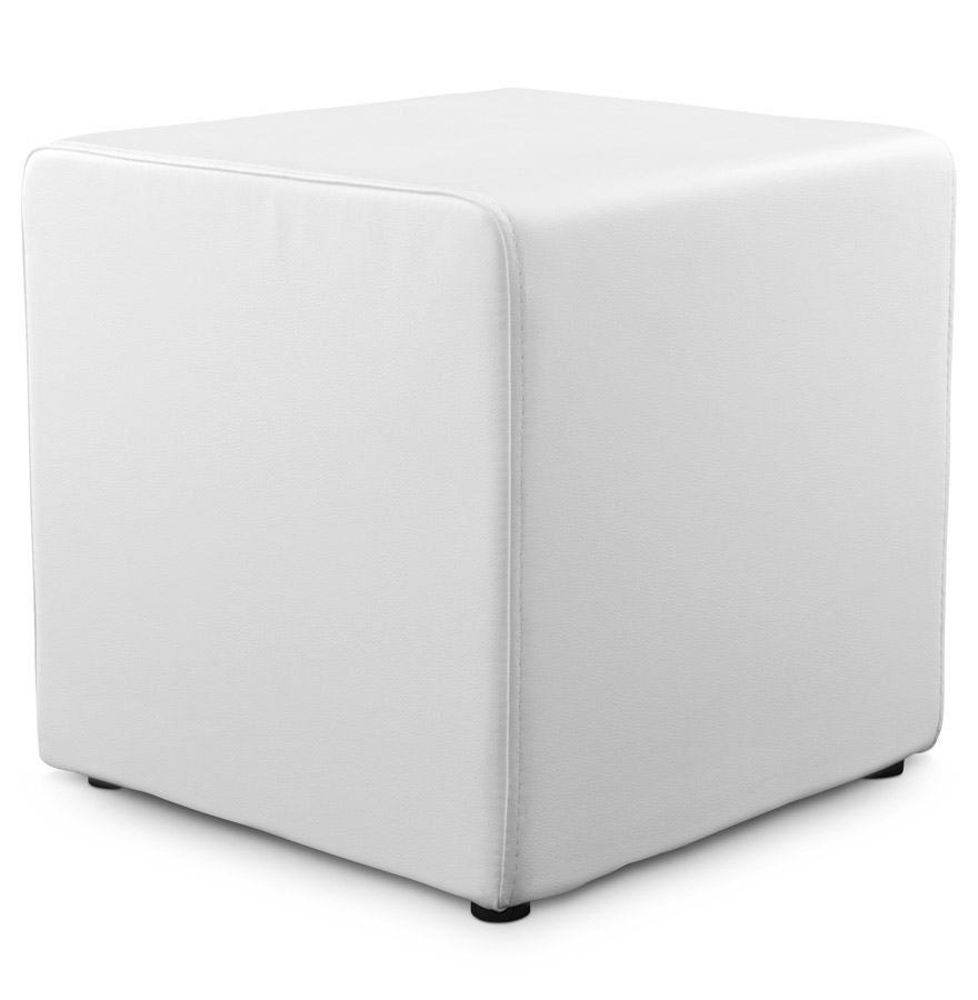 Alterego Tabouret CUBE Couleur Blanc