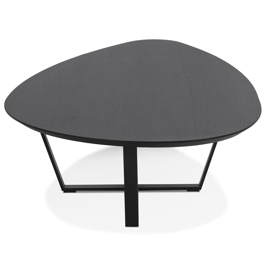 Alterego Table basse DROP Couleur du cadre Noir Plateau de table Noir