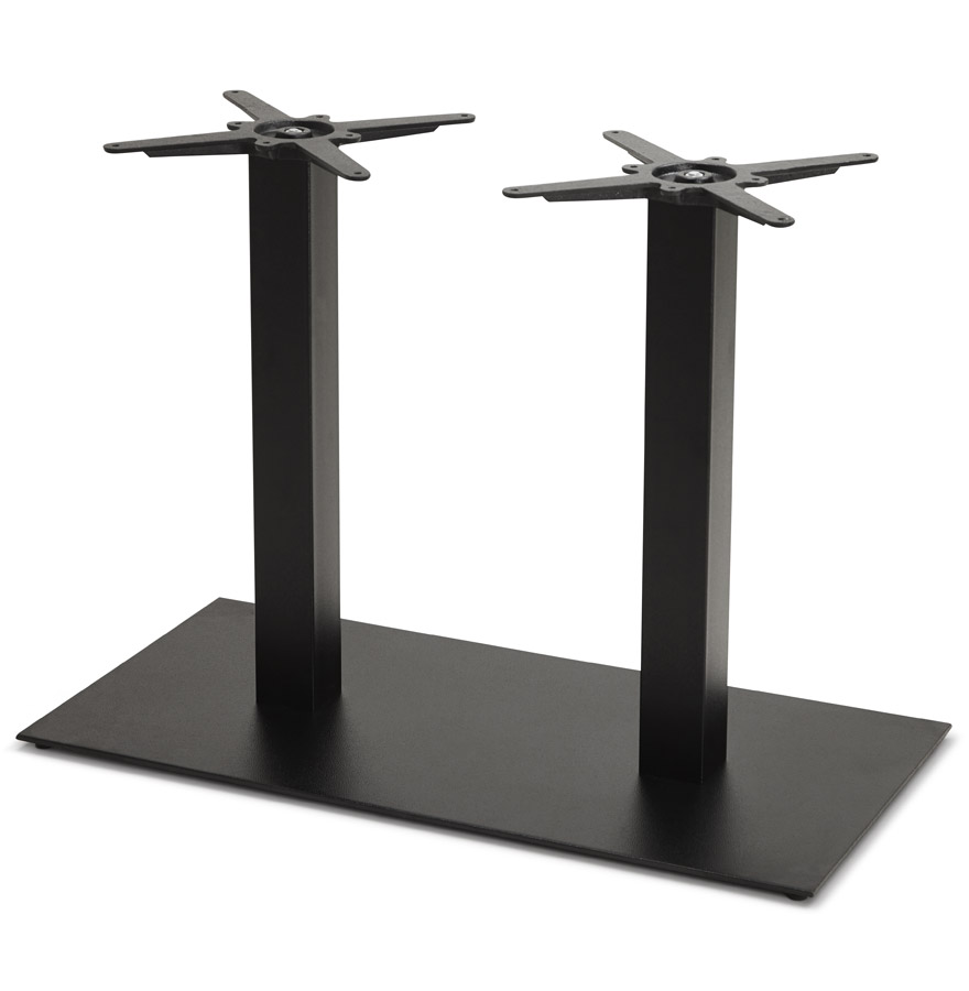 Alterego Châssis de table NERO DOUBLE version 75 cm de hauteur Couleur Noir