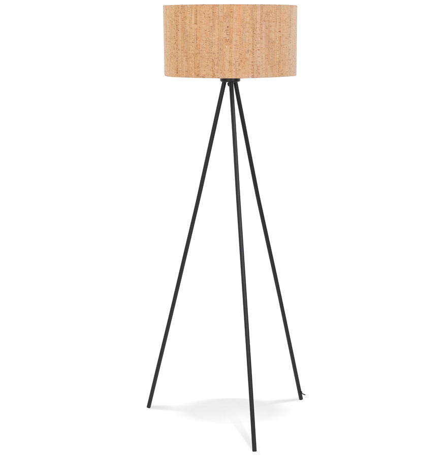 Alterego Lampadaire ANTONIO Couleur de la base Noir Couleur Nature