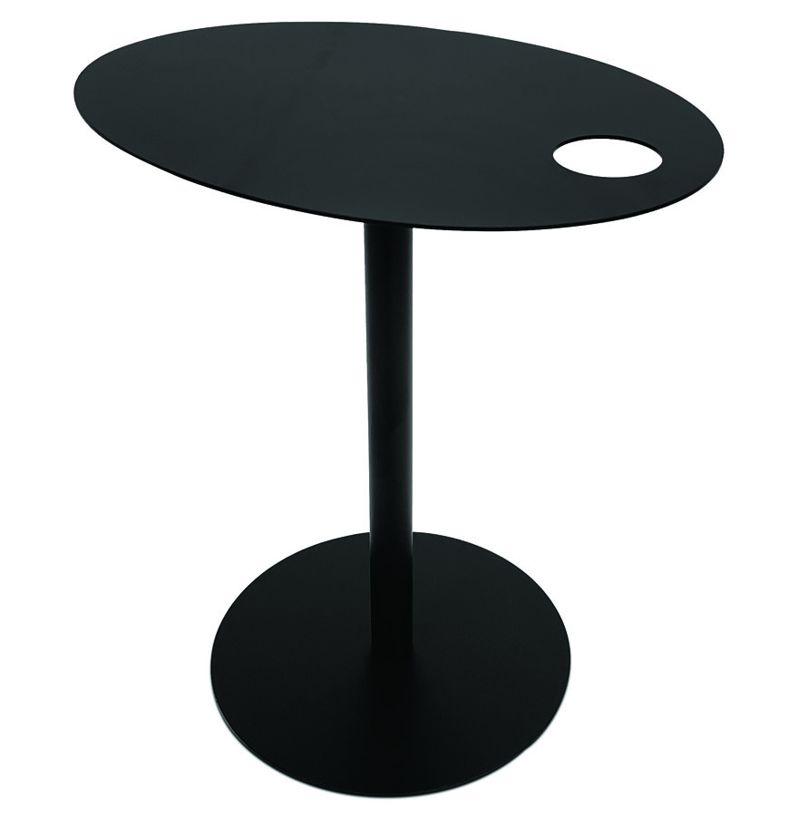 Alterego Table basse MASA Couleur du cadre Noir Plateau de table Noir