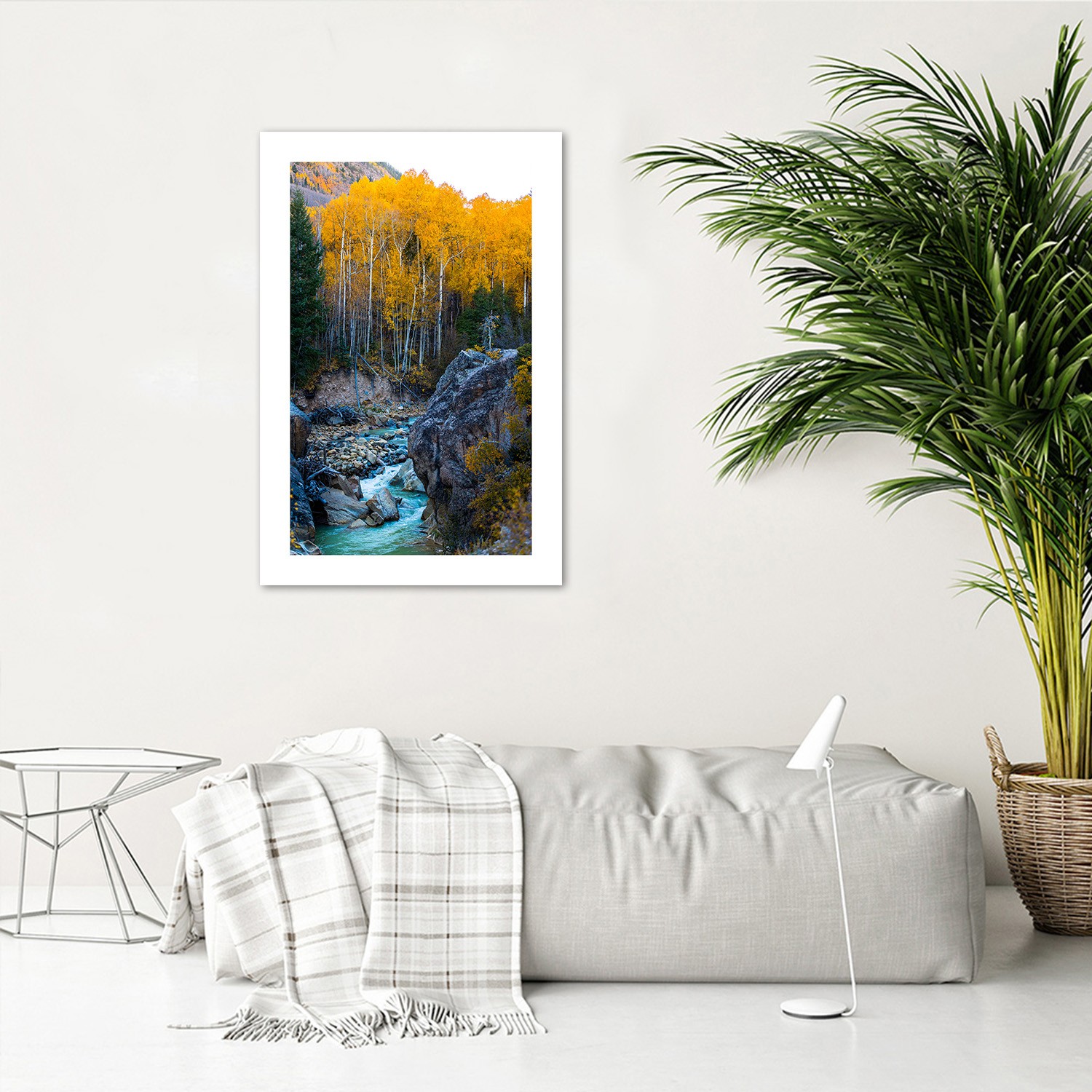 Poster, A stream in the forest