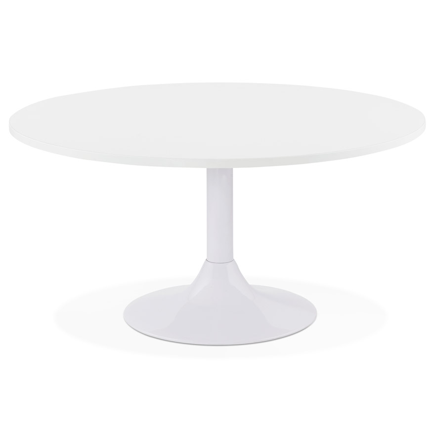 Alterego Table basse DETROY Couleur de base Blanc Plateau de table Blanc