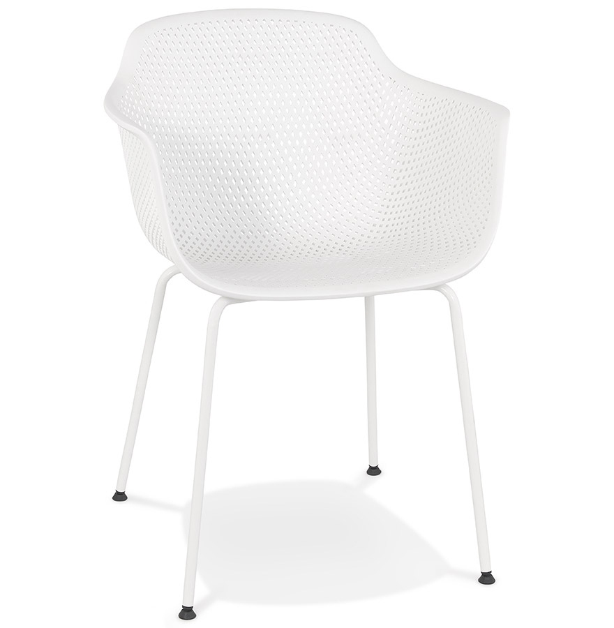 Alterego Fauteuil DRAK Couleur du piètement Blanc Assise Blanc