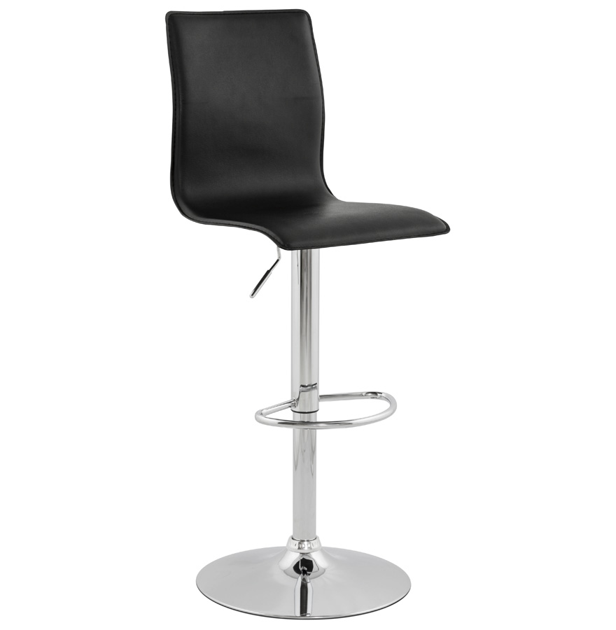 Alterego Tabouret de bar ALTO Assise Noir