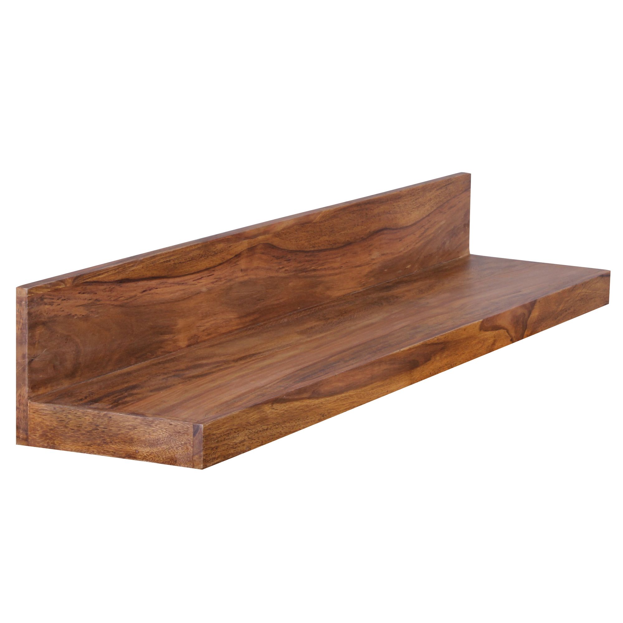 Wandplank mumbai massief hout sheesham houten plank 110 cm landelijke stijl hangende plank echt houten wandplank natuurlijk product