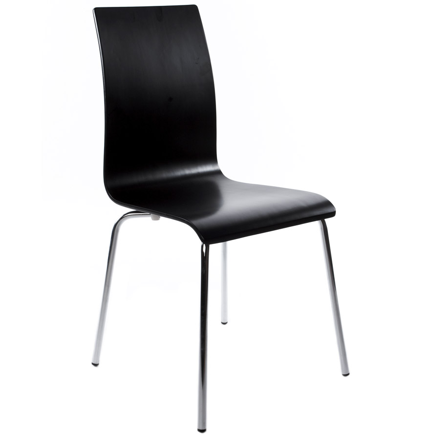 Alterego Chaise ESPERA Couleur du cadre Chrome Assise Noir