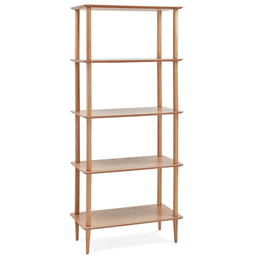 Étagère design 'RACK' en bois finition naturelle