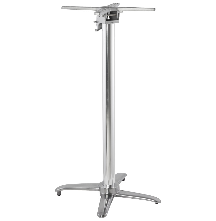 Alterego cadre de table PRATIK version 110 cm de hauteur couleur aluminium