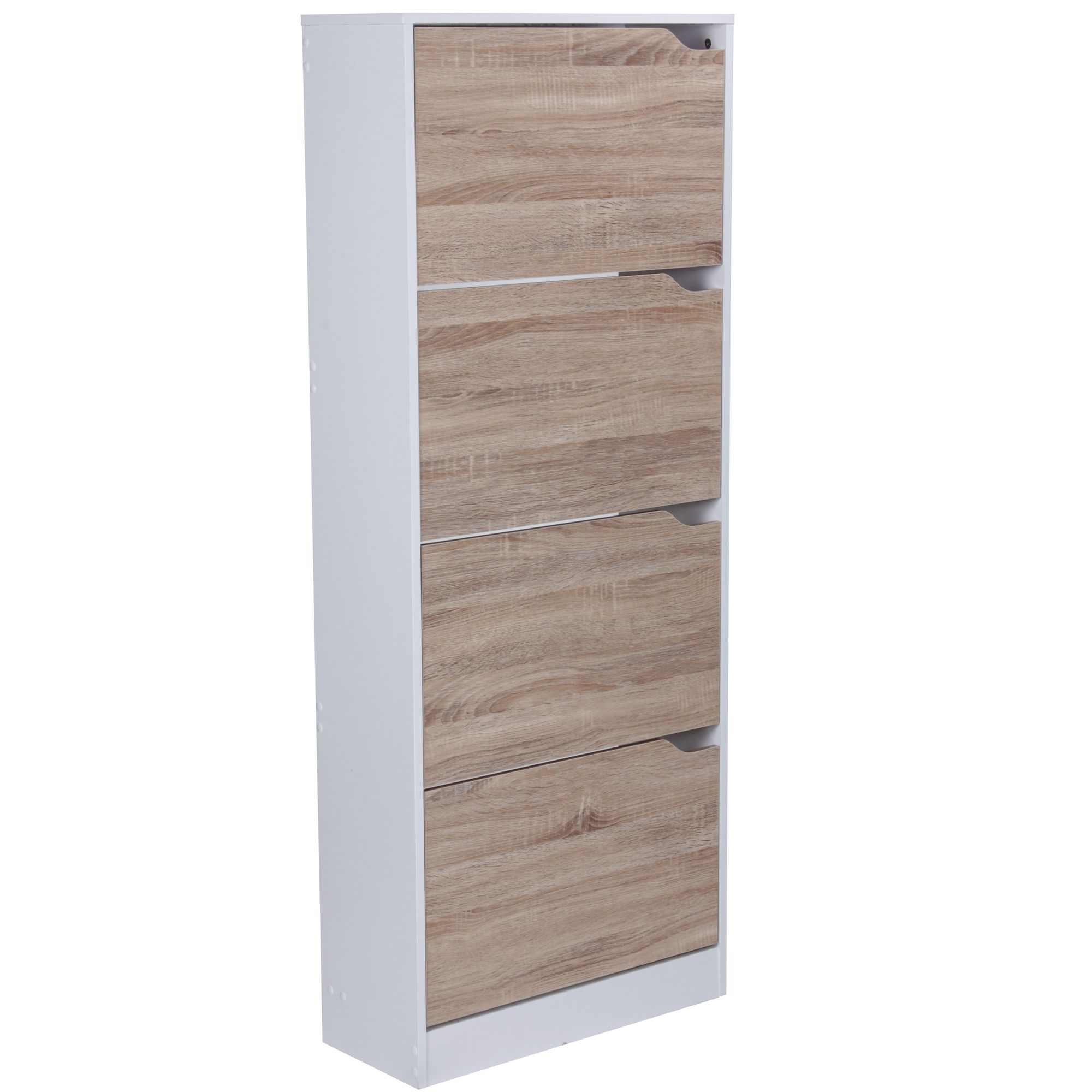 Schoenenkast 4 vakken voor vouwschoen dresser 150 cm schoenenkast 20 paar schoenen dresser schoen moderne tipper