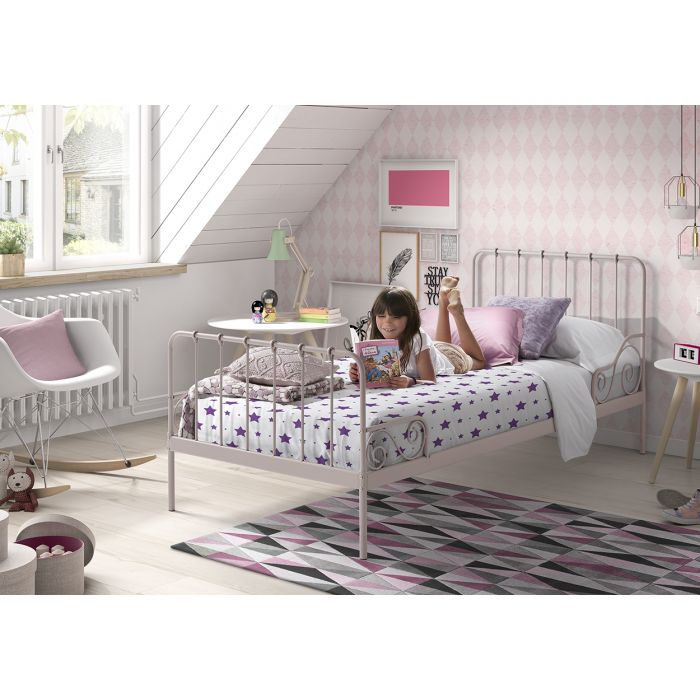 Alice bed 90x200cm roze