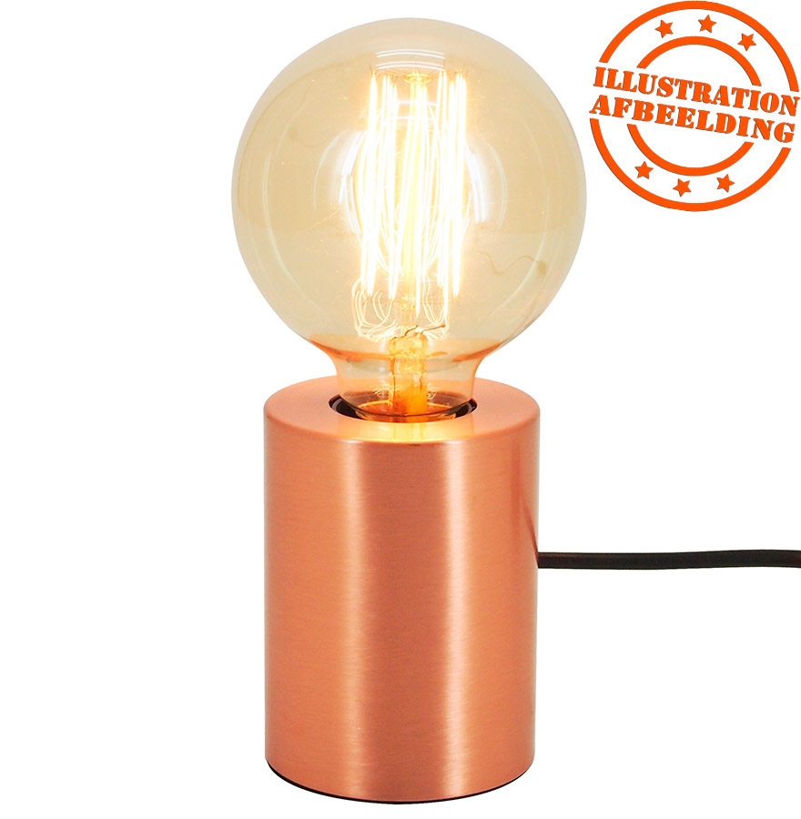 Alterego Lampe de table NIGRI couleur cuivre