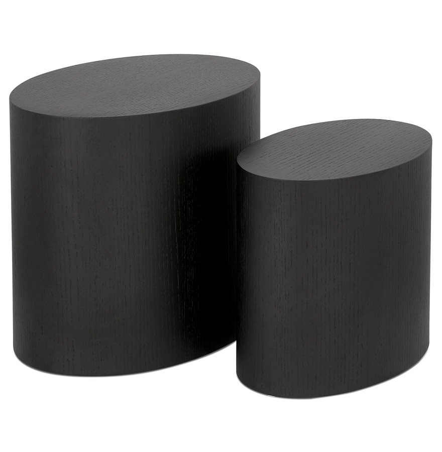 Alterego Table basse SOKLE Couleur de la base Noir Plateau de table Noir