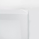 Cadre décoratif avec image abstraite géométrique blanc et noir feeby-05