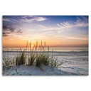 Cadre imprimé sur toile avec image de coucher du soleil sur la plage fabriqué en mdf et toile feeby-02