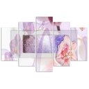 Cadre décoratif de fleurs en mdf solide imprimé sur toile feeby-02