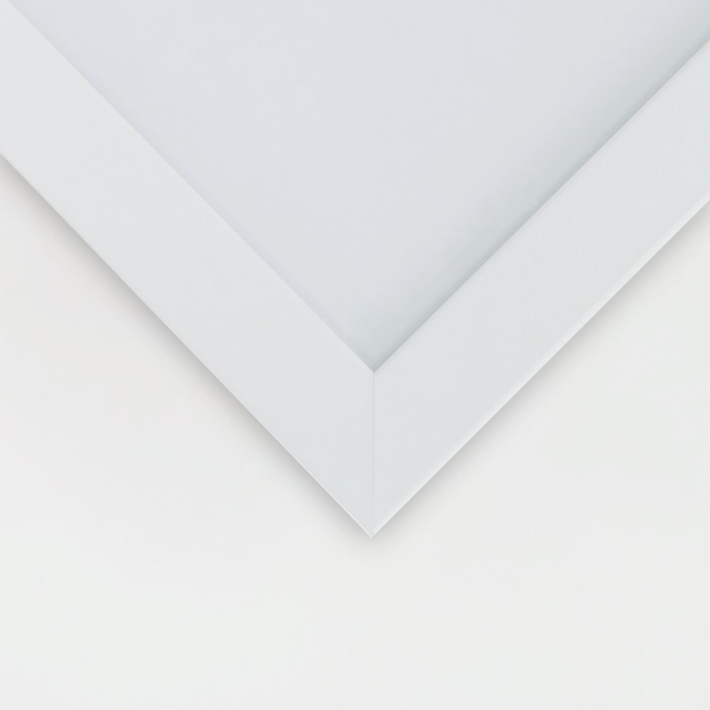Cadre avec image de mappemonde contrastée imprimée sur papier satiné blanc et noir avec cadre en bois feeby-04