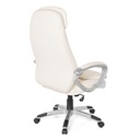 Chaise de Bureau Design Cosenza Simili Cuir Blanc_03