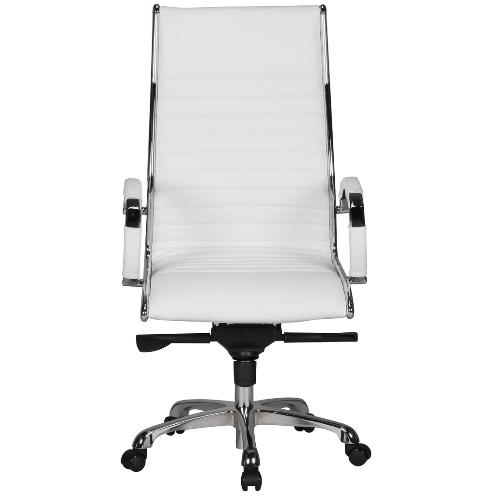 Chaise de bureau Salzburg 1 revêtement cuir véritable blanc_01