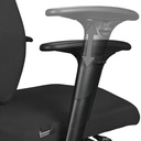 Chaise de bureau Darius avec revêtement en tissu noir_07