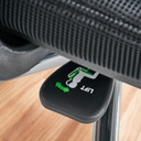 Chaise de bureau housse en maille noire, jusqu'à 120 kg avec appui-tête, réglable en hauteur avec support lombaire, ergonomique avec fonction bascule_06