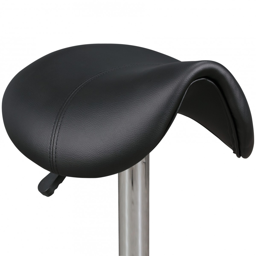 Tabouret selle Curve noir réglable en hauteur_06