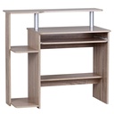 Sonoma table d'ordinateur 94 x 90,5 x 48,5 cm table d'ordinateur portable moderne avec clavier coulissant_06