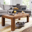 Table basse MUMBAI en bois de Sesham massif 110 cm de large design style maison de campagne marron foncé_01