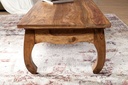 Table basse OPIUM en bois de Sesham massif 110 cm de large design marron foncé style maison de campagne_06