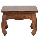 Table basse OPIUM en bois de Sesham massif 60 cm de large design marron foncé style maison de campagne_07