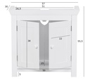 Design meuble vasque avec 2 portes blanc_03