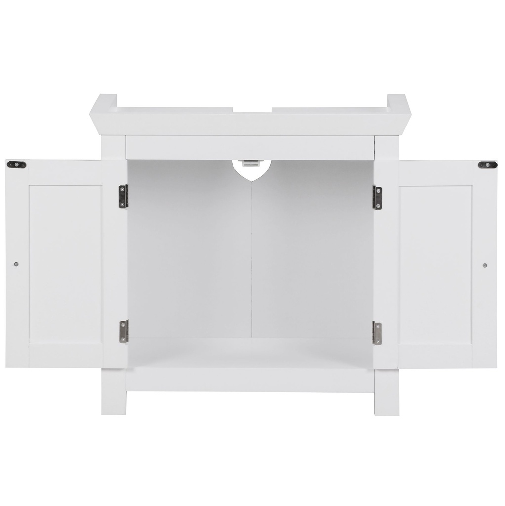 Design meuble vasque avec 2 portes blanc_07