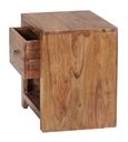 Table de chevet MUMBAI en bois de Sesham massif 40 x 40 x 30 cm_06