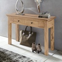 Table console MUMBAI console en bois d'acacia massif avec 2 tiroirs 110 x 40 cm style maison de campagne_01