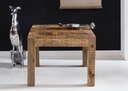 Table basse RUSTICA 60 x 60 x 47 cm bois de manguier naturel massif_07