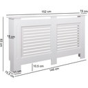 Design Cache-radiateur laqué blanc mat 152x83x19 cm_03