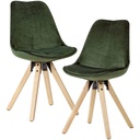 Soft dining chair set de 2 sans accoudoirs en vert_01