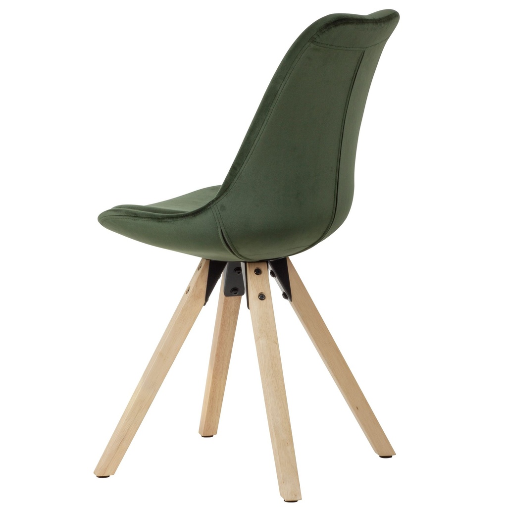 Soft dining chair set de 2 sans accoudoirs en vert_05