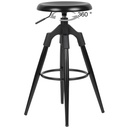 Tabouret de bar métal noir 72-80 cm_02