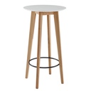 Table de bar 60x110x60 cm ronde blanche pour 4 personnes_06