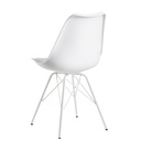 Chaise de salle à manger lot de 2 en plastique blanc design scandinave_06